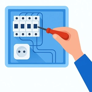 Ilustração-de-Quadro-de-Disjuntores-com-Mão